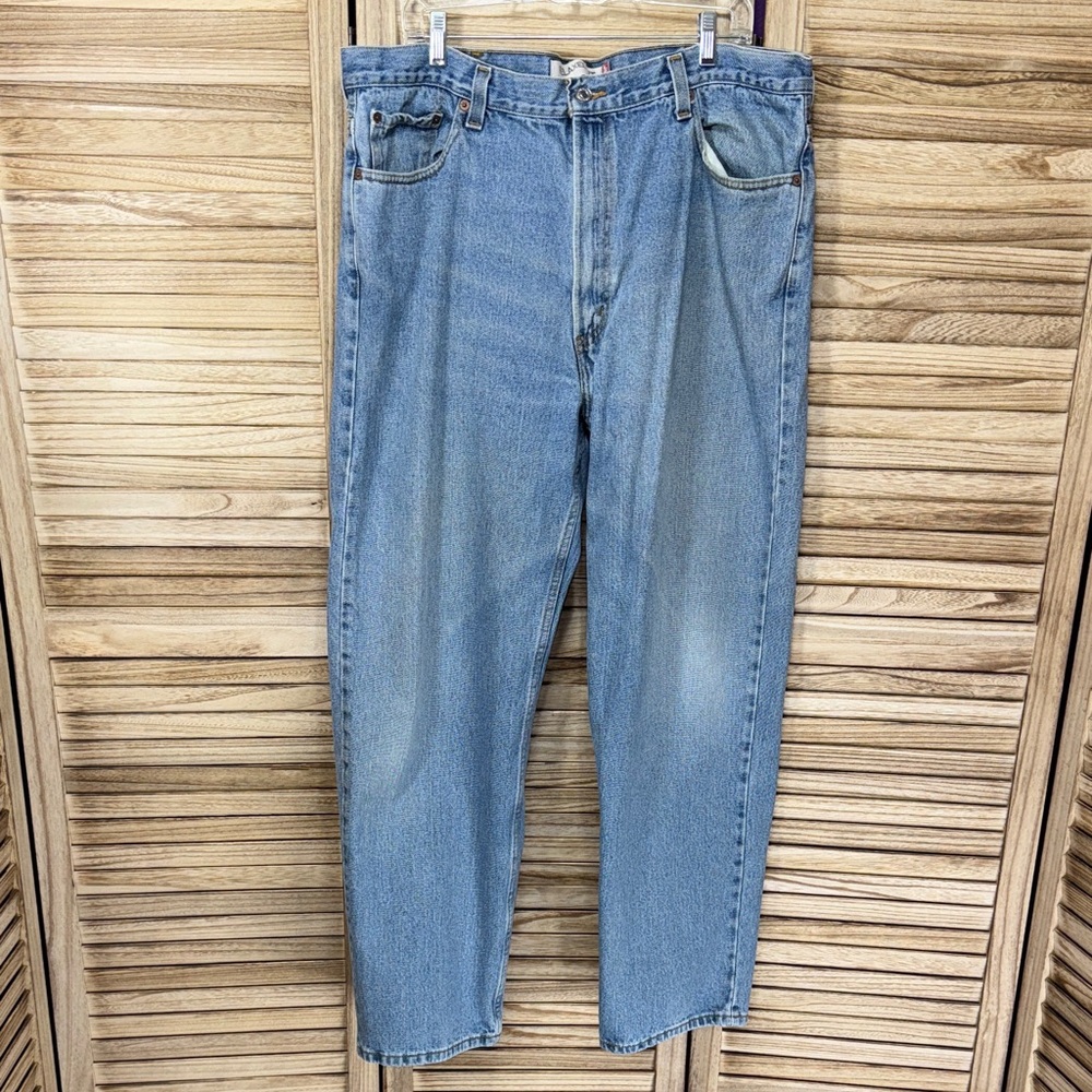 Levi's Jeans Vintage Relaxed Fit 550 Light Blue Size W42 L32 - Picture 3 of 14